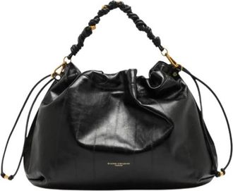 Gianni Chiarini Morgana - Dames - Handtassen - Zwart - ONE Size - Leer - Tassen