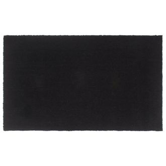 vidaXL Felpudo De Fibra De Coco Negro 90x150 Cm Vidaxl