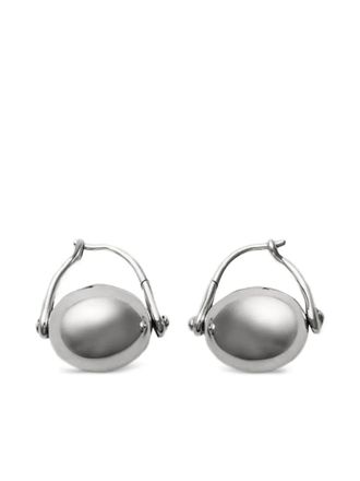 Annika Inez spherical-charm earrings - women - Copper/Silver - One Size
