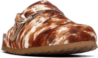 Xti Womens Refresh Collection Suede Clog Mule Flats