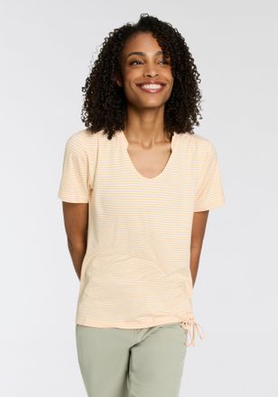 Killtec T-Shirt KILLTEC LILLEO WMN TSHRT F, Damen, Gr. 34, orange (pfirsich), Obermaterial: 90% Polyester, 10% Elasthan, Rundhals, Shirts T-Shirt, feuchtigkei