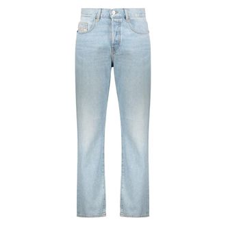 Diesel Straight Jeans, male, Blue, Size: W38 Straight Jeans