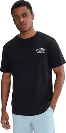 Salty Crew Overnight Short Sleeve Mens T Shirt Black : 2XL, Cotton