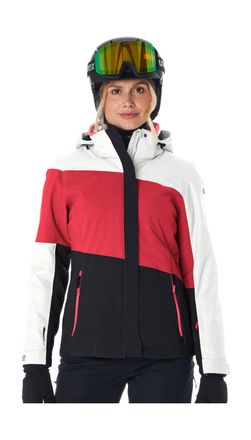 Killtec Skijacke KILLTEC KSW 67 WMN SKI JCKT, Damen, Gr. 42, rot, Obermaterial: 100% Polyester;Futter: 100% Polyester;F&uuml;llung: 100% Polyester, Jacken Skijacke
