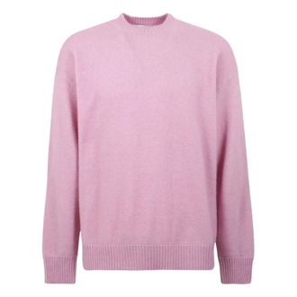 Laneus Jersey de cuello redondo - Knitwear - Hombre - Rosa - L