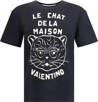 Valentino Hombre, Camisetas, Negro, Talla: M