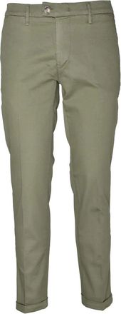 Re-hash Slim Fit Cropped Trousers with Innovative Stretch Blend
