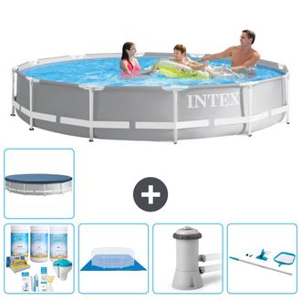 Intex Piscina Prism Frame Redonda - 366x76 Cm - 7-piezas S20521