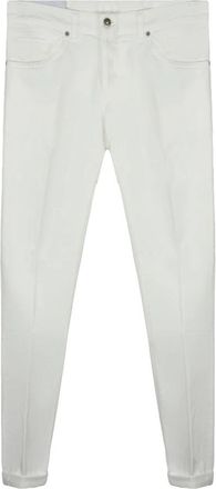 Dondup George Pant - Heren - Slim Fit Jeans - Beige - W34 - Katoen - Jeans