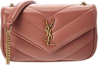 Saint Laurent Loulou Mini Leather Crossbody