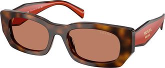 Prada PR B05S 01K90Q Womens Sunglasses Tortoiseshell Size 53