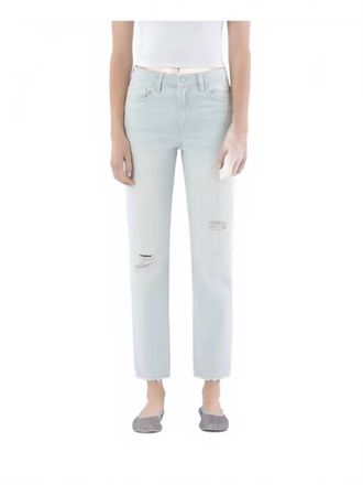 Flying Monkey Super High Rise Mom Jeans In Blue