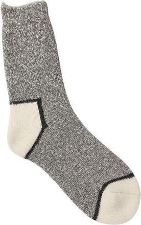 Watson's Womens HEAT Thermal Crew Socks in Light Grey Mix/cream at Nordstrom