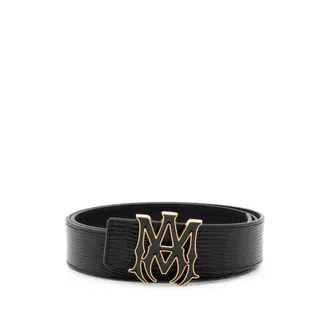 Amiri Lizard-effect MA Belt
