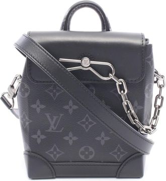 Louis Vuitton Black Monogram Empreinte Coated Canvas Leather Handbag Shoulder Bag (Pre-Owned)