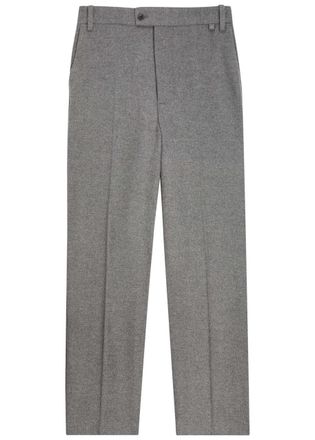 The Elder Statesman Straight-leg Wool-blend Trousers - Grey - W30 (W30 / S)