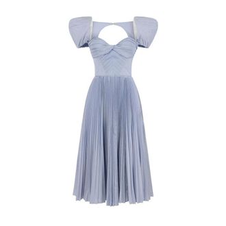 Elisabetta Franchi Dames, Jurken, Blauw, Maat: XS Nylon