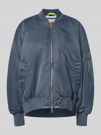 Mos Mosh Relaxed Fit Bomberjacke mit Stehkragen Modell Ruby in Dunkelblau, Gr&ouml;&szlig;e XL