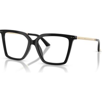 Jimmy Choo London 52mm Cat Eye optical glasses in Black at Nordstrom