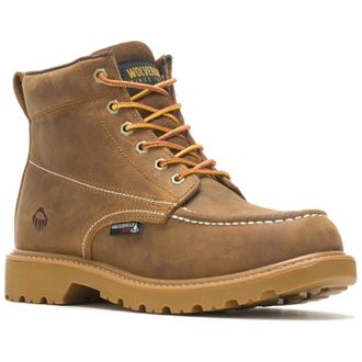 Wolverine Floorhand W230025 Mens Tan 6 Waterproof Moc Toe Work Boots ZAP2354