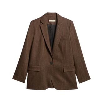 Vanessa Bruno Dames, Jassen, Bruin, Maat: 2XS Wol