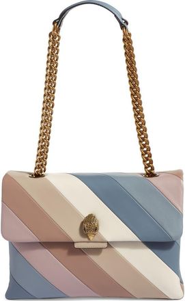 Kurt Geiger Kensington Leather Convertible Shoulder Bag in Blue Other at Nordstrom