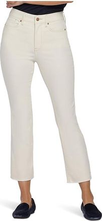 NYDJ Petite Bootcut Ankle Jeans Womens Clothing Vintage White : 12P 25, Cotton/Denim/Elastane