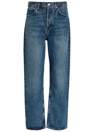 A Gold E Agolde 90s Straight-leg Jeans - Blue - 32 (W32 / UK14-16 / L)