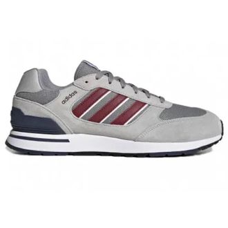 adidas Retro hardloopschoenen in grijs en paars - Heren - Hardloopschoenen - Grijs - 41 1/3 EU - Fitness