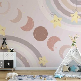 OEM Carta Da Parati Artgeist Fasi Luna Stelle 450x315 Cm