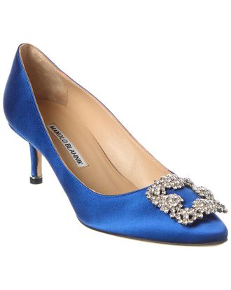 Manolo Blahnik Hangisi 50 Satin Pump