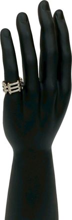 Tiffany & Co. Gold Silver Gold (18K) Silver 925 Band Ring (Pre-Owned)