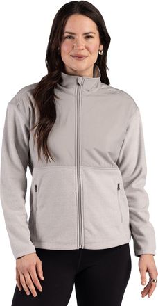 Cutter & Buck Hunts Point Recycled Fleece Womens Hybrid Full Zip Jacket