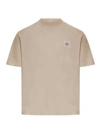 Stone Island REGULAR FIT T-SHIRT WITH COMPASS LOGO - Stone Island - Man