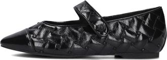 Kurt Geiger Black Orbit Ballerinas - Dames - Ballerinas - Zwart - 37 EU - Leer - Schoenen