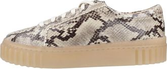 Clarks Slangenleer Wandelschoenen - Dames - Sneakers - Veelkleurig - 37 1/2 EU - Leer - Schoenen