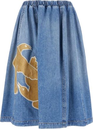 Marni Rokken, Dames, Blauw, S, Denim, Denim Rok