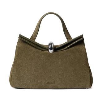 Jacquemus Tassen, Dames, Bruin, ONE Size, Leer, Le Petit Val&eacute;rie Bag