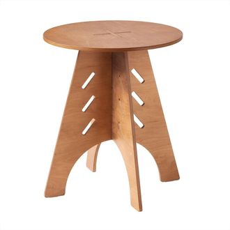 SoBuy Mesa Auxiliar Con Juntas De Espiga Mesita De Noche Mesa De Centro Para Sal&oacute;n Y Dormitorio 32 X 32 X 48.5 Cm Marr&oacute;n Hfbt01-k-br Sobuy Es