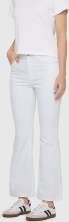 MAC Broeken 3/4-Jeans MAC Dream Kick, Damen, Gr. 32, L&auml;nge 27, wei&szlig; denim, Denim/Jeans, Obermaterial: 49% Baumwolle, 46% Polyester, 5% Elasthan, figurbetont 3/4-L