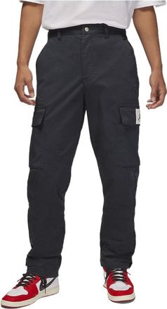 Nike Jordan Air Jordan Button Closure Design Casual Pants Mens Black DQ7343-010