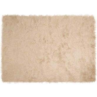 vidaXL Vidaxl Tappeto In Finta Tafalla Beige 160 X 230 Cm Poliestere