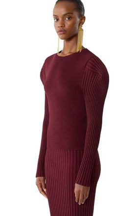 Lanvin Viscose Bib Sweater in Red at Nordstrom, Size X-Small Eu