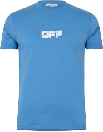 Off-white Mens Off White Slim Fit T Shirt in Allure - Blue - Size X-Small