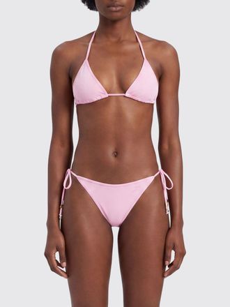 Jacquemus Triangle Bikini Top in Technical Fabric with Thin Straps