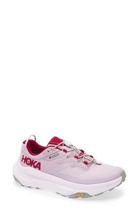 Hoka One One Transport Gore-Tex Waterproof Shoe in Fragrant Lilac /Lilac Cream at Nordstrom, Size 10.5