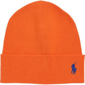 Polo Ralph Lauren Lightweight Cotton Beanie in Bedford Orange at Nordstrom