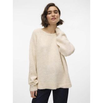 Vero Moda Trui met V-hals achteraan, knoopsluiting