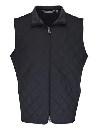 Peter Millar quilted zip-up gilet - Black