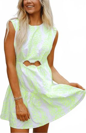 Ciebon The Adeline Dress In Neon